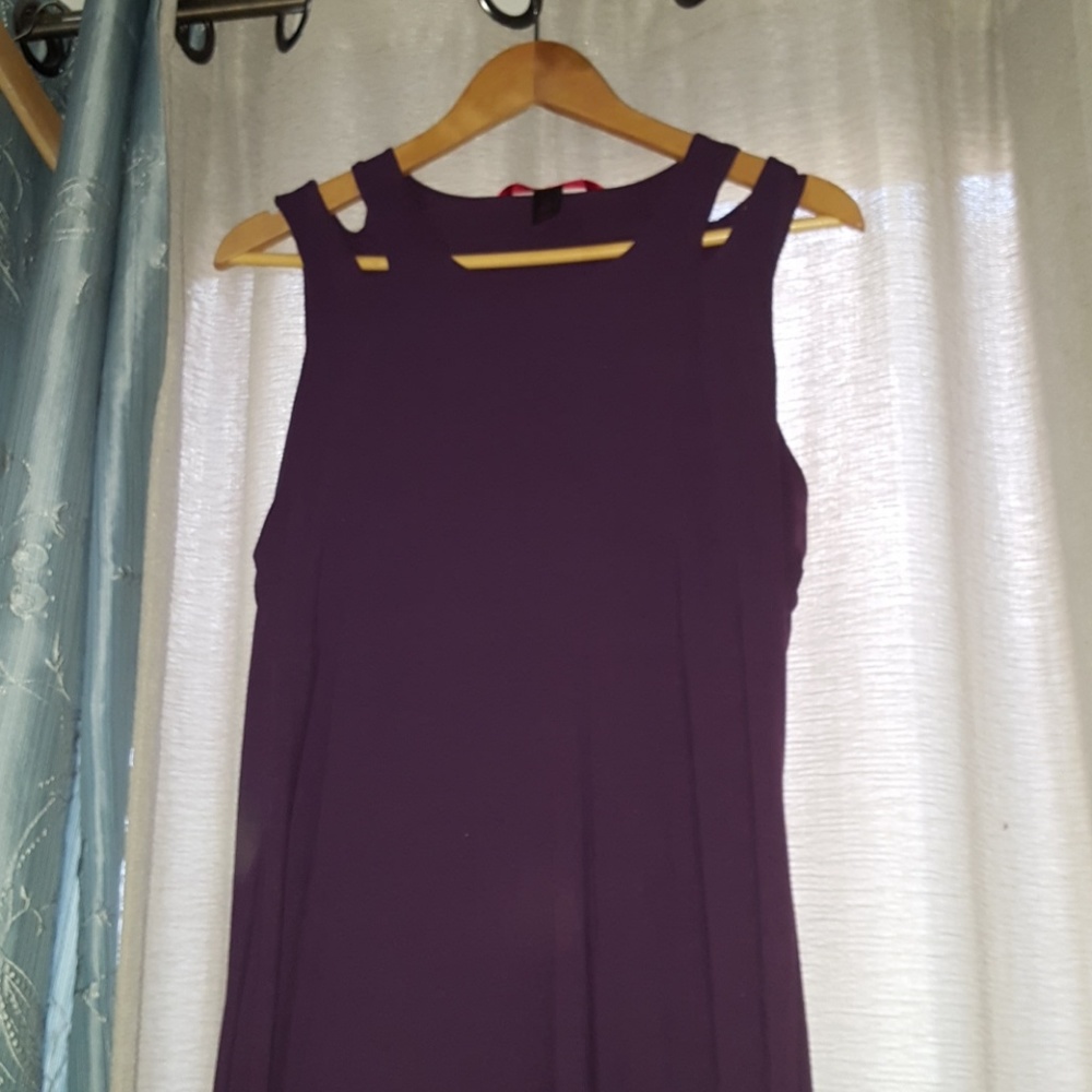 Purple maxi dress